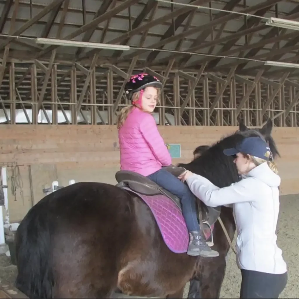 children horseback riding lessons